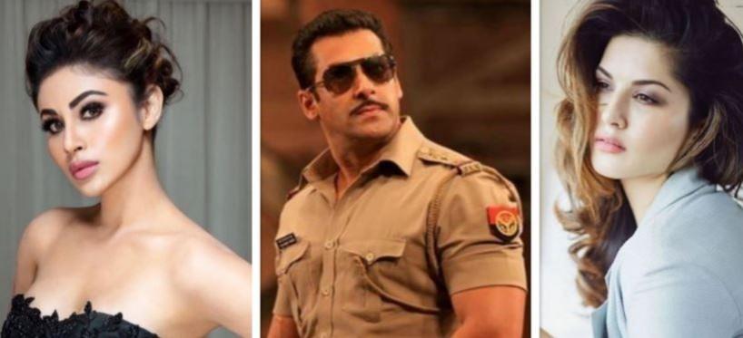 Mouni Roy, Salman Khan and Sunny Leone
