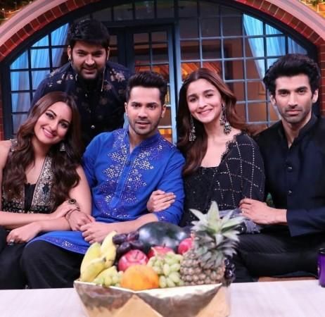 Kapil Sharma, Alia Bhatt, Varun Dhawan, Aditya Roy Kapur, Sonakshi Sinha Kapil Sharma, Alia Bhatt, Varun Dhawan, Aditya Roy Kapur, Sonakshi Sinha