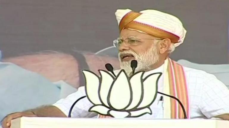 Prime Minister Narendra Modi is addressing a rally at Latur in Maharashtra. Narendra Modi
