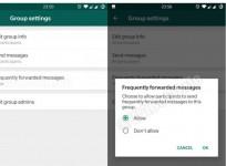 WhatsApp, forward message,