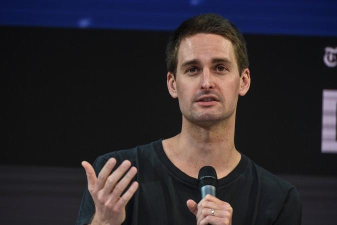 Evan Spiegel, Co-Founder and C.E.O., Snap Inc. speaks at the New York Times DealBook conference on November 1, 2018 in New York City. Evan Spiegel