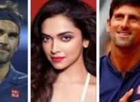 Sportspersons with Deepika Padukone