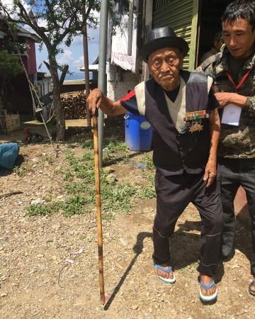 A 100-year-old man came to cast his vote for the first phase of the 2019 Lok Sabha elections in Nagaland's Mokokchung district.