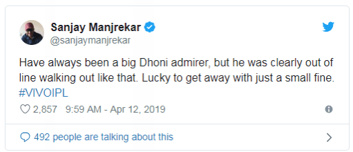 Sanjay Manjrekar reacts Sanjay Manjrekar reacts