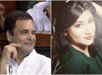 Mahika Sharma post on Rahul Gandhi