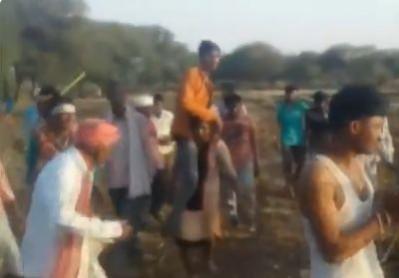 casteism woman carries man on her shoulders