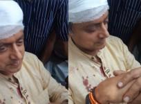 Shashi Tharoor injured while performing temple rituals