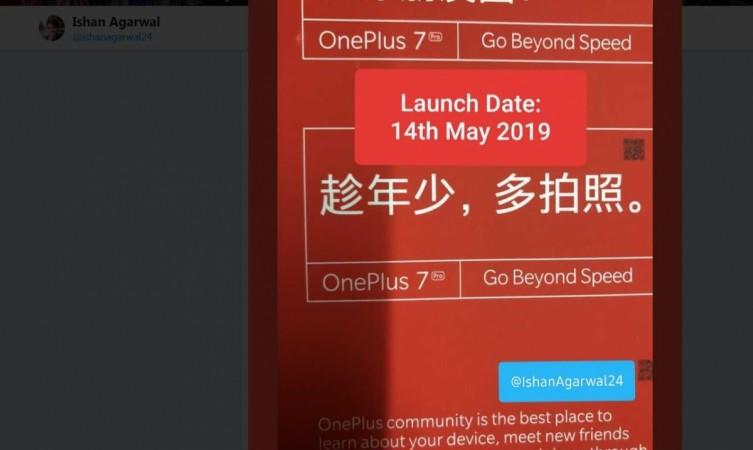 OnePlus 7 set for official debut in mid-May OnePlus 7, launch, date, OnePlus 7 Pro