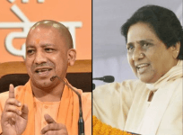 Yogi Adityanath and BSP supremo Mayawati