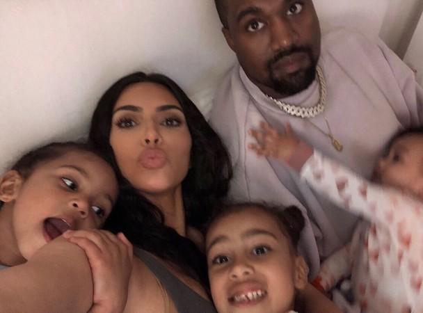 Kim Kardashian with family Kim Kardashian with family