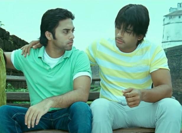 Allu Arjun with Navdeep in Arya 2 Allu Arjun with Navdeep in Arya 2