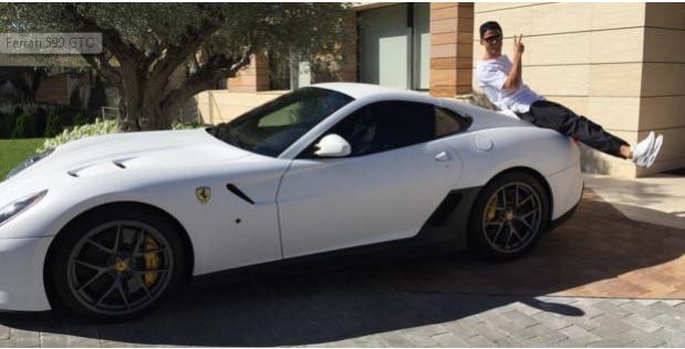 Ferrari 599 GTO owned by Cristiano Ronaldo. Cristiano Ronaldo car collection