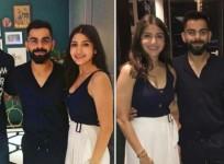 Anushka Sharma and Virat Kohli with RCB members
