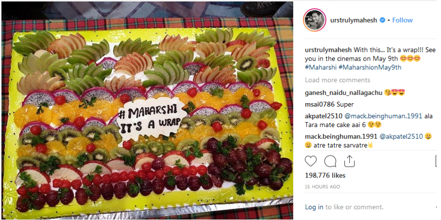 Screenshot of Mahesh Babu's Instagram post Screenshot of Mahesh Babu's Instagram post