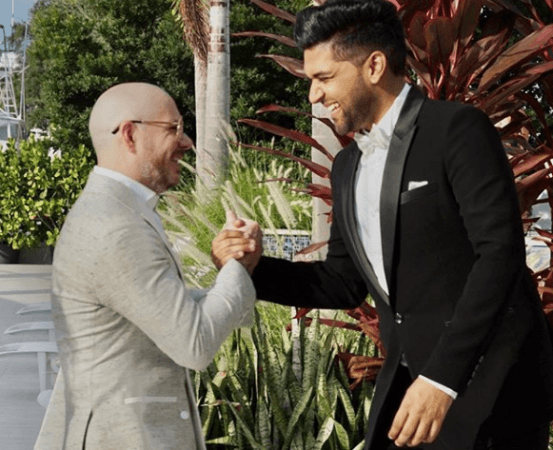 Guru Randhawa and Pitbull Guru Randhawa and Pitbull