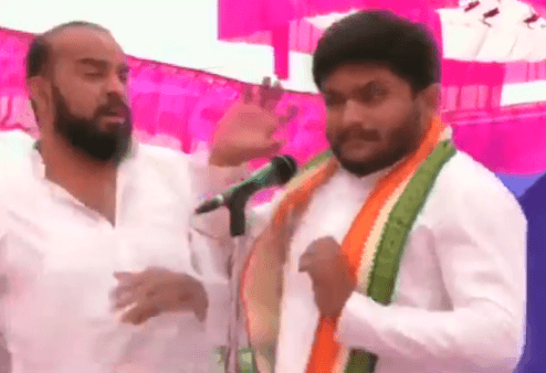 Hardik Patel was slapped during a public meeting in Gujarat. Hardik Patel