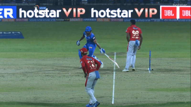 Ashwin gave a Mankad warning to Dhawan in IPL 2019 Shikhar Dhawan Ravichandran Ashwin