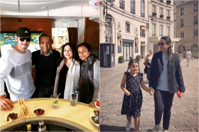 Mahesh Babu with family and friends in Paris Mahesh Babu with family and friends in Paris