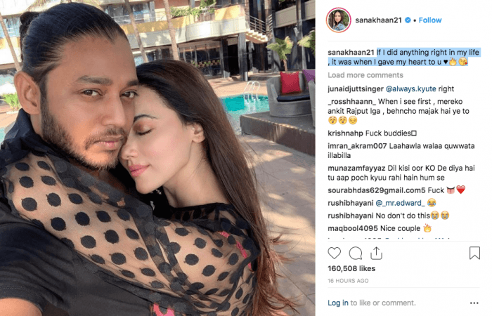 Sana Khan confesses love for choreographer Melvin Louis. Sana Khan confesses love for Melvin Louis_Post 3