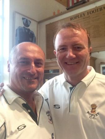 Shaun Udal (R) has decided to take on the challenge of fighting Parkinson's disease Shaun Udal