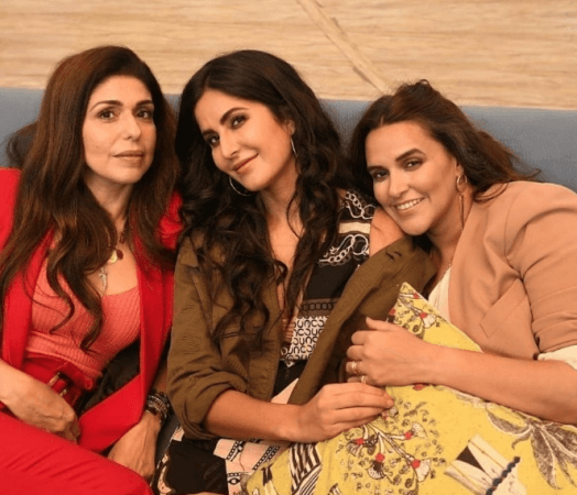 Katrina Kaif with Anaita Shroff Adajania and Neha Dhupia on BFFs with Vogue 3. Katrina Kaif with Anaita Shroff Adajania and Neha Dhupia on BFFs with Vogue