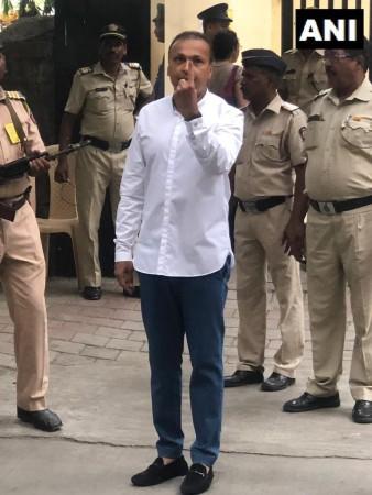 Anil Ambani votes. Anil Ambani votes
