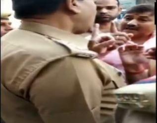 BJP leader threatens policeman