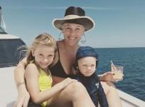 Pink with her son and daughter
