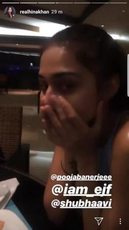 Erica Fernandes with Hina Khan and other Kasautii Zindagii Kay 2 girls hina khan with her Kasautii Zindagii Kay 2 girls