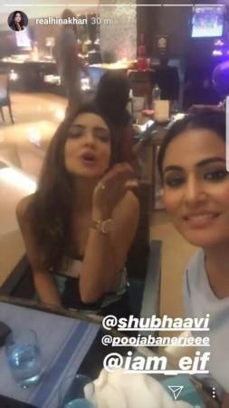 Hina Khan with Kasautii Zindagii Kay 2 girls Kasautii Zindagii Kay 2 girls