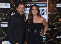 Shah Rukh Khan and Gauri Khan at the HT Most Stylish Awards 2019