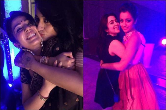 Charmme Kaur and Trisha Krishnan Charmme Kaur, Charmi, Charmy, Trisha Krishnan