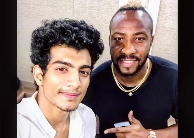 Andre Russell, Palash Muchhal, Andre Russell, Palash Muchhal,