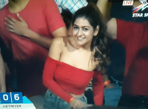 Screengrabs of the girl started circulating on the internet RCB Girl Deepika Ghose