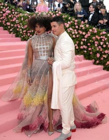 Priyanka Chopra and Nick Jonas at the MET Gala 2019. Priyanka Chopra and Nick Jonas at the MET Gala 2019