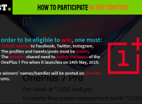 OnePlus contest for 7 Pro