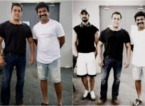 Salman Khan with Sudeep and Prem