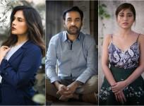 Richa Chadha, Pankaj Tripathi, Shweta Tripathi