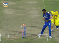 Dhoni run out