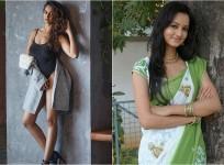 Shanvi Srivastava wearing monokini / swimsuit