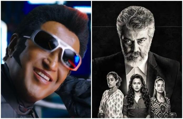 Rajinikanth's 2.0 and Ajith's Nerkonda Paarvai. Rajinikanth and Ajith