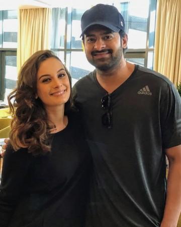 Evelyn Sharma, Prabhas Evelyn Sharma, Prabhas