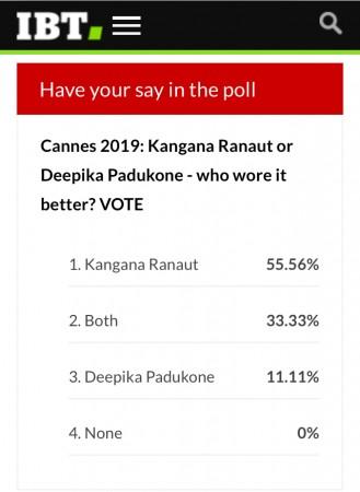Poll result Poll result