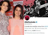 Kangana Ranaut's sister Rangoli Chandel, IndiaMeToo Twitter Handle