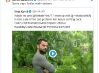 Hodge poked fun at Kohli