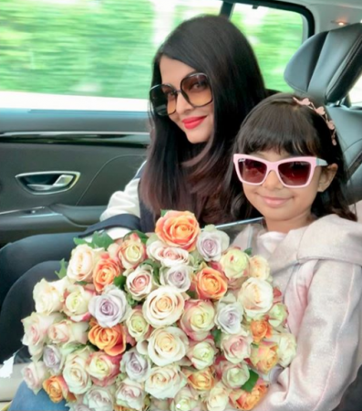 Aishwarya Rai Bachchan and Aaradhya Bachchan arrive at Cannes 2019. Aishwarya and Aaradhya arrive at Cannes 2019