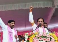 TRS chief K Chandrasekhar Rao