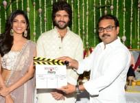 Vijay Devarakonda at the launch of his next movie Hero