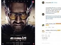 Prabhas first look in Saaho
