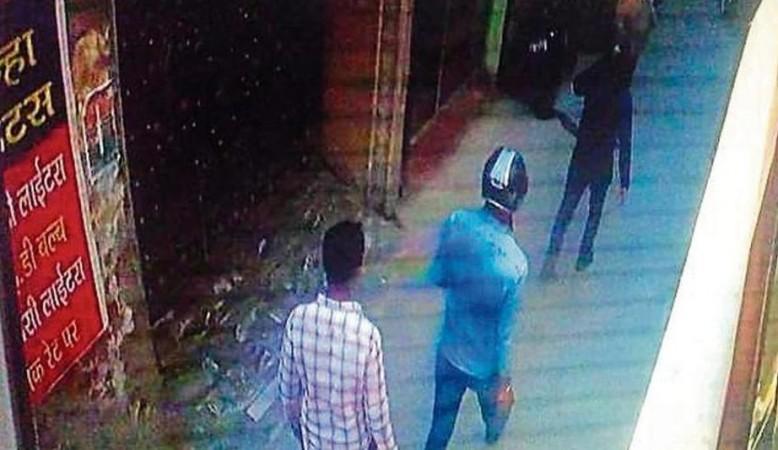 CCTV footage of the assailants Mohit Mor